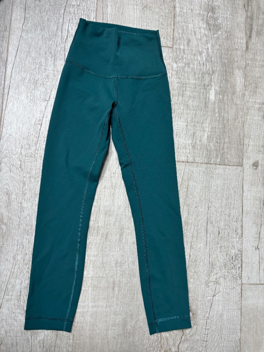 Lulu lemon dark teal leggings Size zero